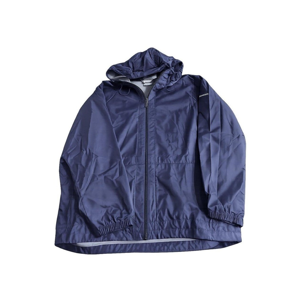 Columbia Navy Rain Jacket (Sz. 1X) - Picture 2 of 5